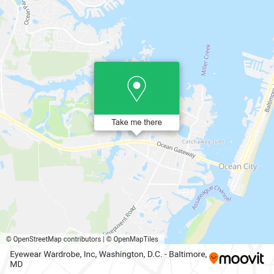 Eyewear Wardrobe, Inc map
