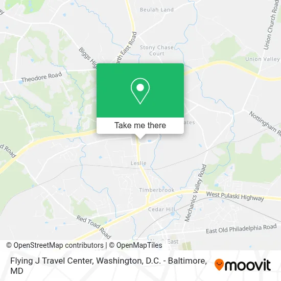 Flying J Travel Center map