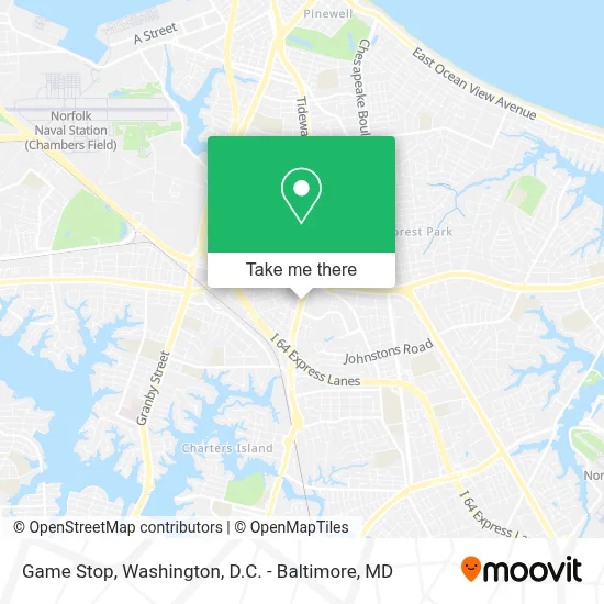 Game Stop map