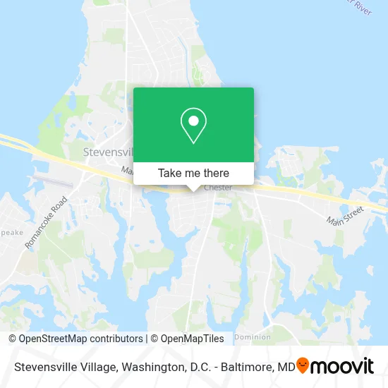 Stevensville Village map