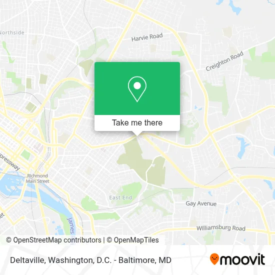 Deltaville map