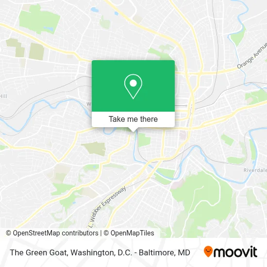 The Green Goat map