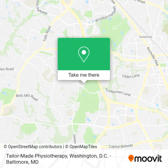 Tailor-Made Physiotherapy map