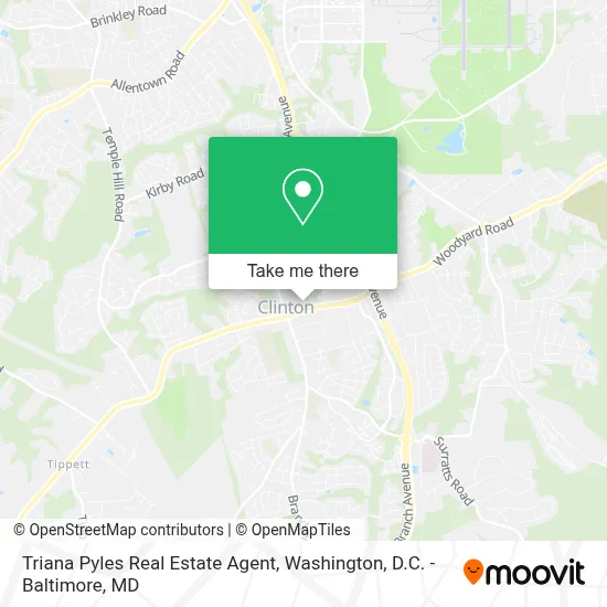 Triana Pyles Real Estate Agent map