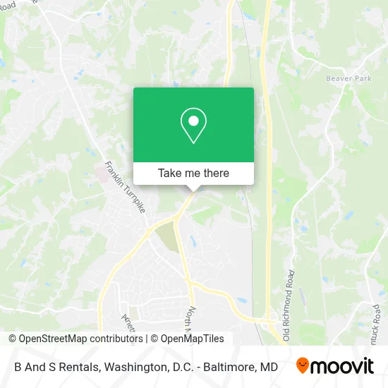 B And S Rentals map