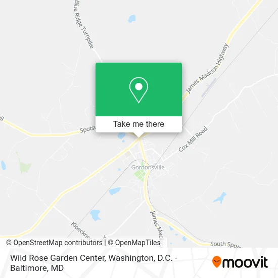Wild Rose Garden Center map