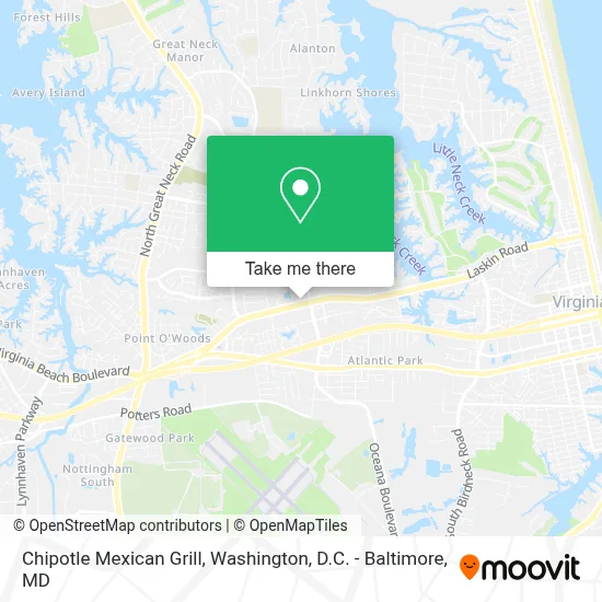 Chipotle Mexican Grill map