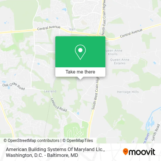 American Building Systems Of Maryland Llc. map