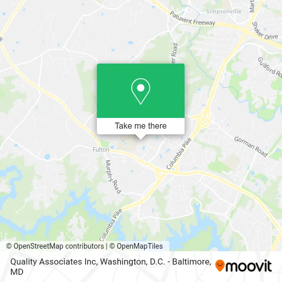 Quality Associates Inc map