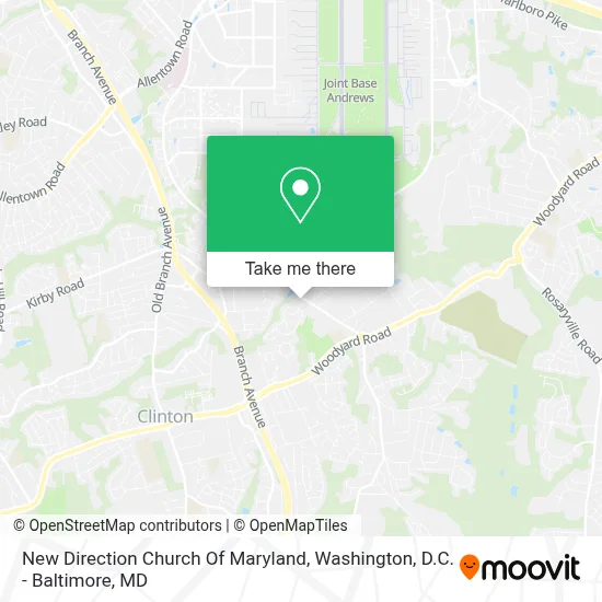 New Direction Church Of Maryland map