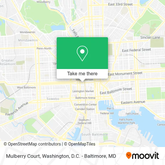 Mulberry Court map