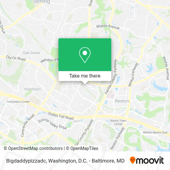 Bigdaddypizzadc map
