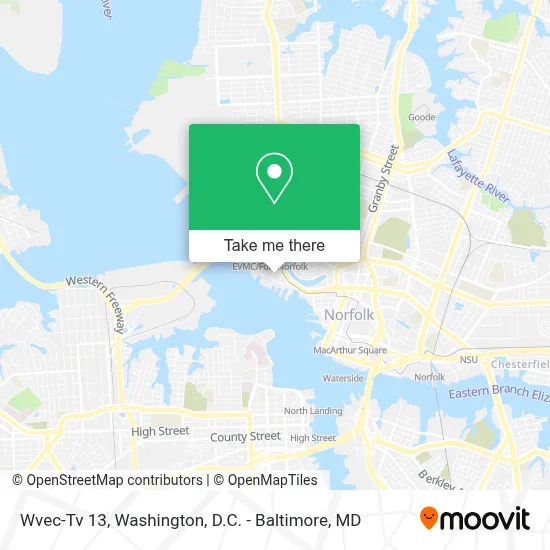 Wvec-Tv 13 map