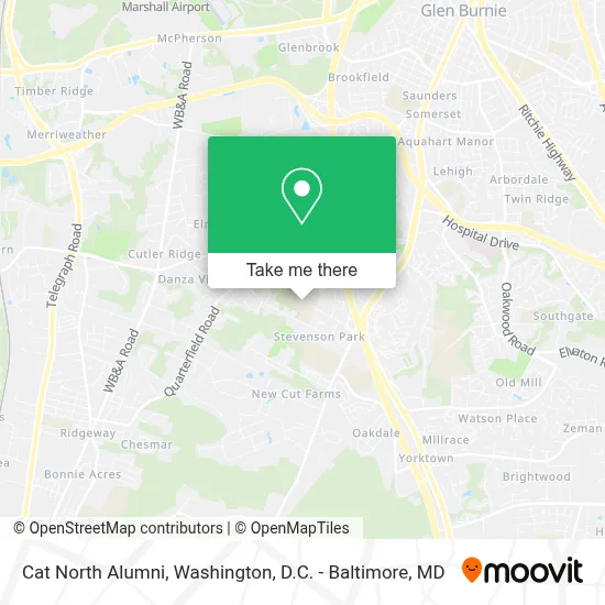 Cat North Alumni map