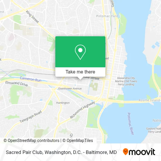 Sacred Pair Club map