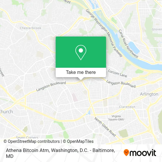 Athena Bitcoin Atm map
