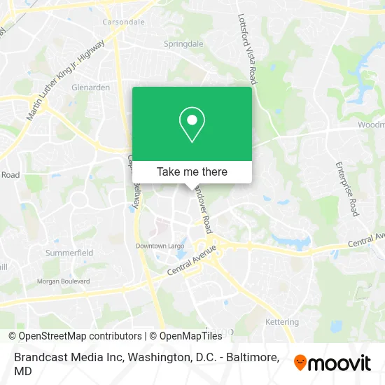 Brandcast Media Inc map