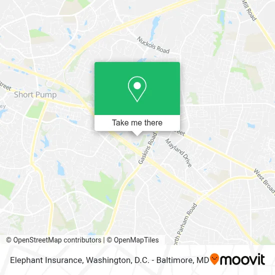 Elephant Insurance map