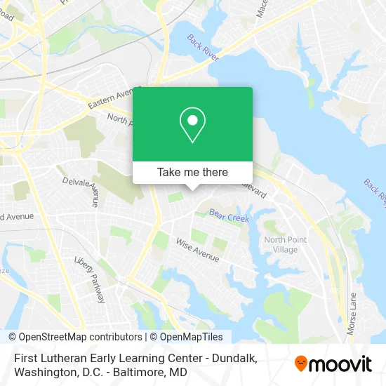 First Lutheran Early Learning Center - Dundalk map
