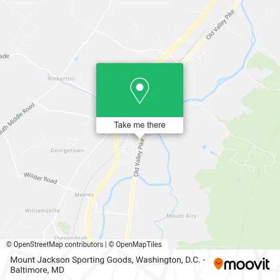 Mount Jackson Sporting Goods map