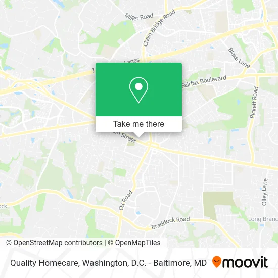 Quality Homecare map