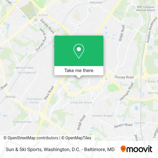 Sun & Ski Sports map