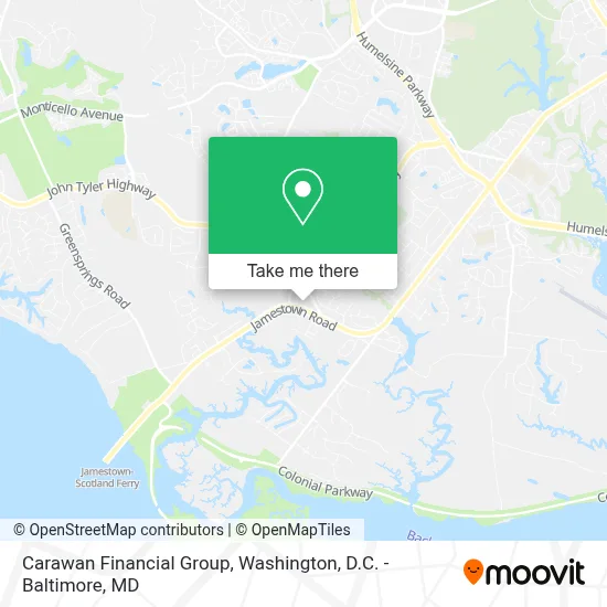Carawan Financial Group map