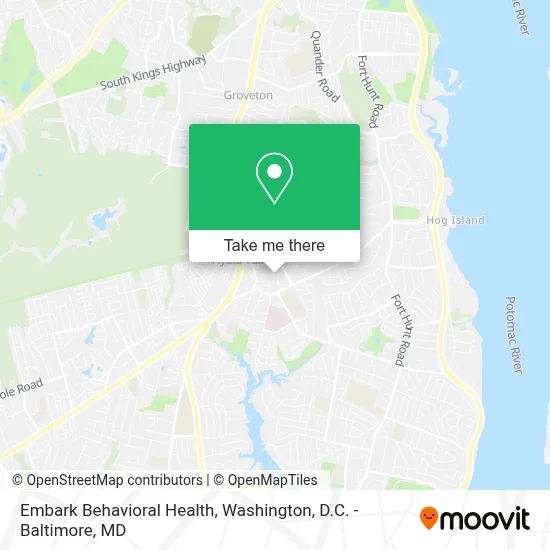 Embark Behavioral Health map