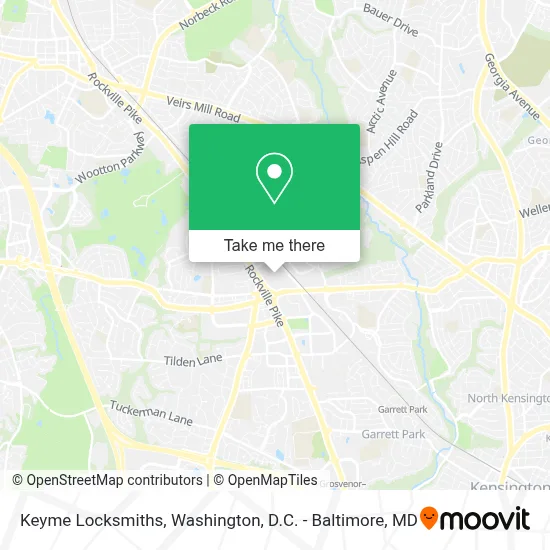 Keyme Locksmiths map