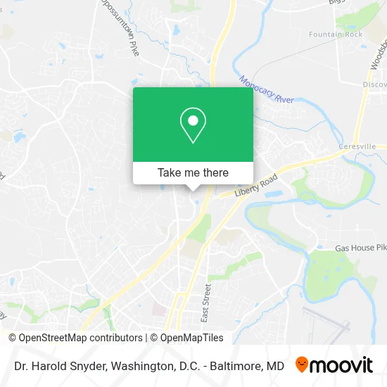 Dr. Harold Snyder map