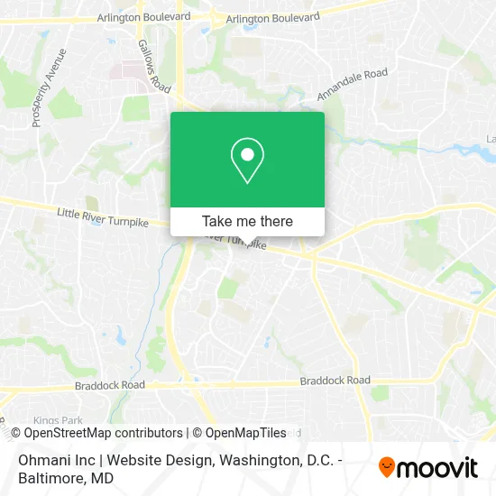 Ohmani Inc | Website Design map