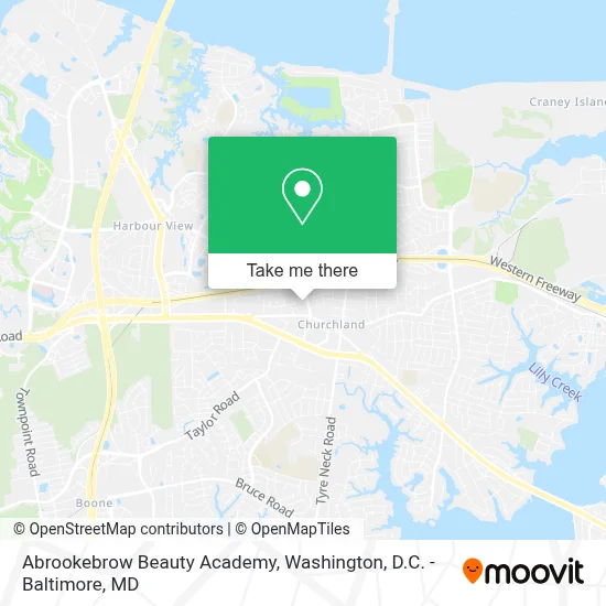 Abrookebrow Beauty Academy map