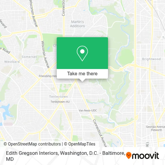 Edith Gregson Interiors map