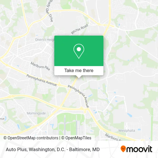 Auto Plus map