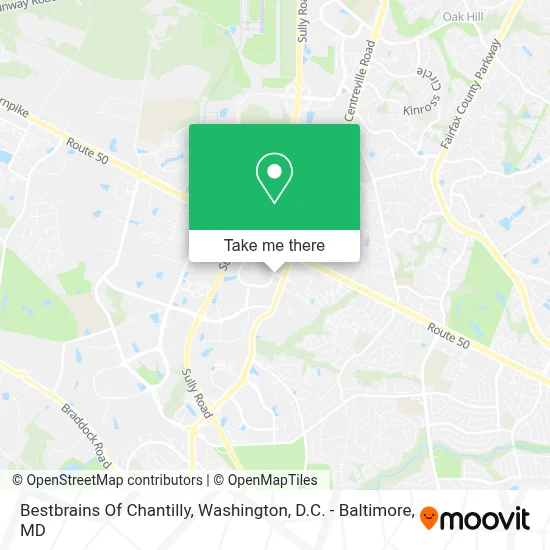Bestbrains Of Chantilly map