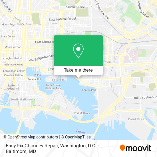 Easy Fix Chimney Repair map