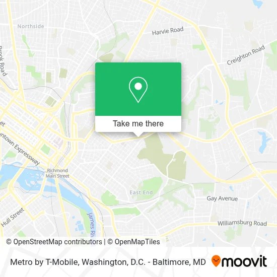 Metro by T-Mobile map