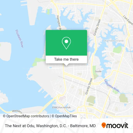 The Next at Odu map