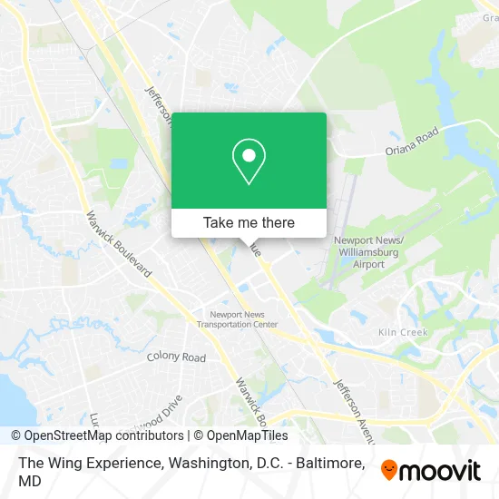The Wing Experience map