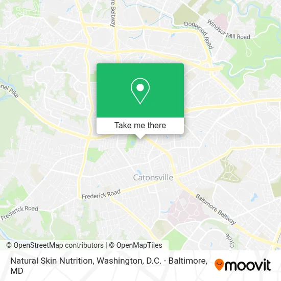 Natural Skin Nutrition map