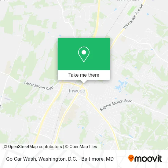 Go Car Wash map