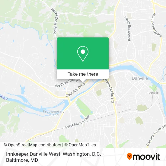 Innkeeper Danville West map