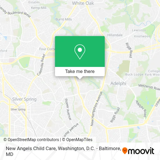 New Angels Child Care map