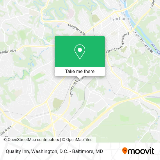 Quality Inn map