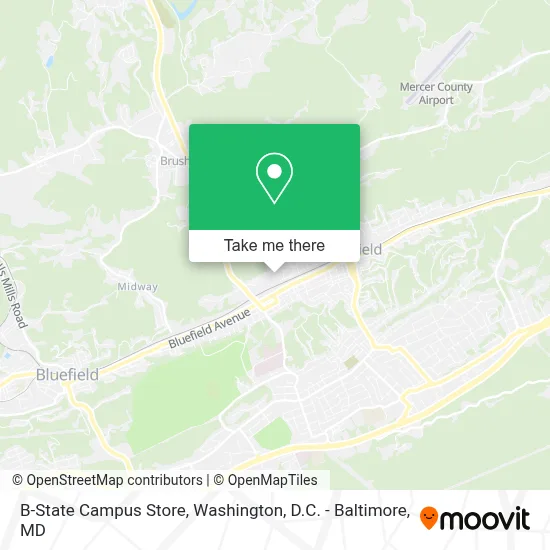 B-State Campus Store map