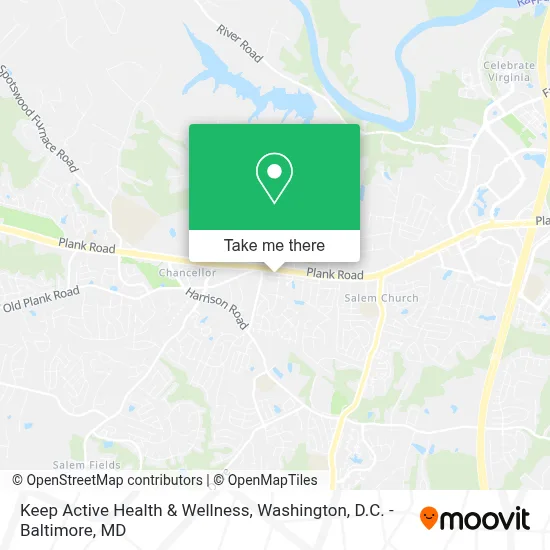 Keep Active Health & Wellness map