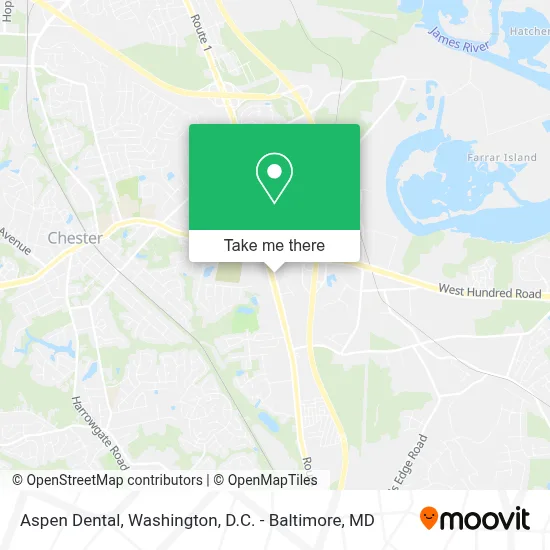 Aspen Dental map