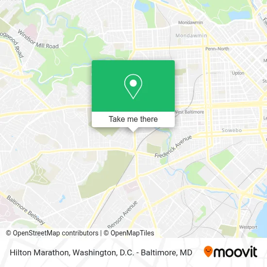 Hilton Marathon map
