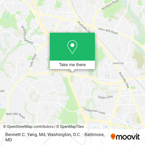 Bennett C. Yang, Md map