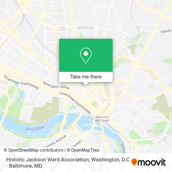 Historic Jackson Ward Association map